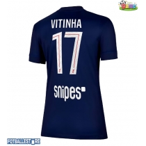 Paris Saint-Germain Vitinha #17 Hjemmedrakt Dame 2025-26 Kortermet